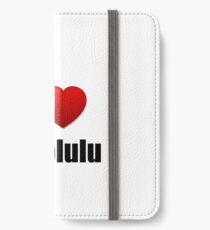 Honolulu I Love City Lover Pride Funny Gift Idea iPhone Wallet/Case/Skin