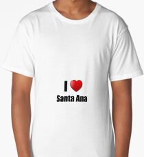 Santa Ana I Love City Lover Pride Funny Gift Idea Long T-Shirt