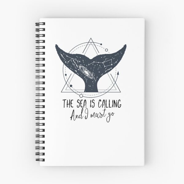 Item preview, The Sea Is Calling I Must Go Whale Orca Saying designed and sold by SABRA - Shout your ♥︎.