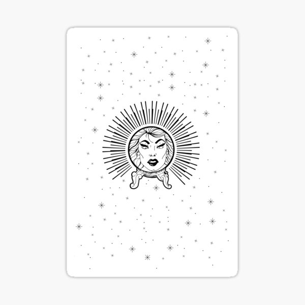 Haunted Mansion Madam Leota Inspired Art Sticker