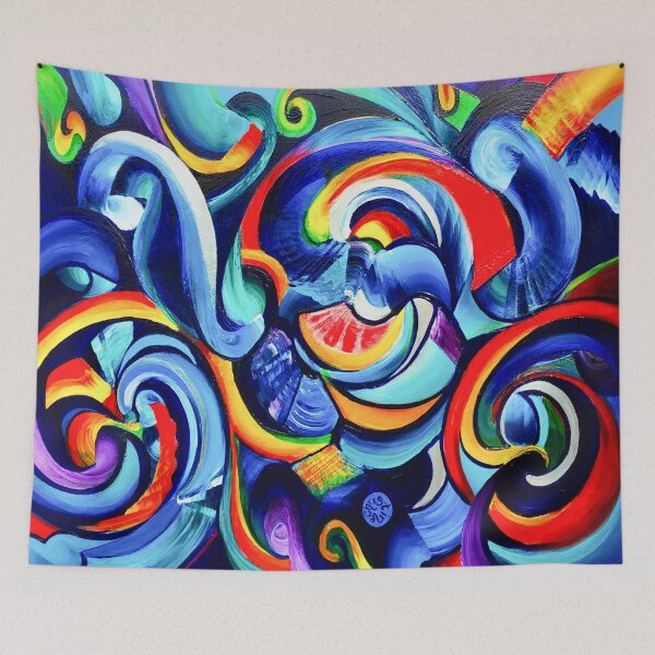 Item preview, Hurricanes of the Mind Abstract Original Art designed and sold by christineiris.