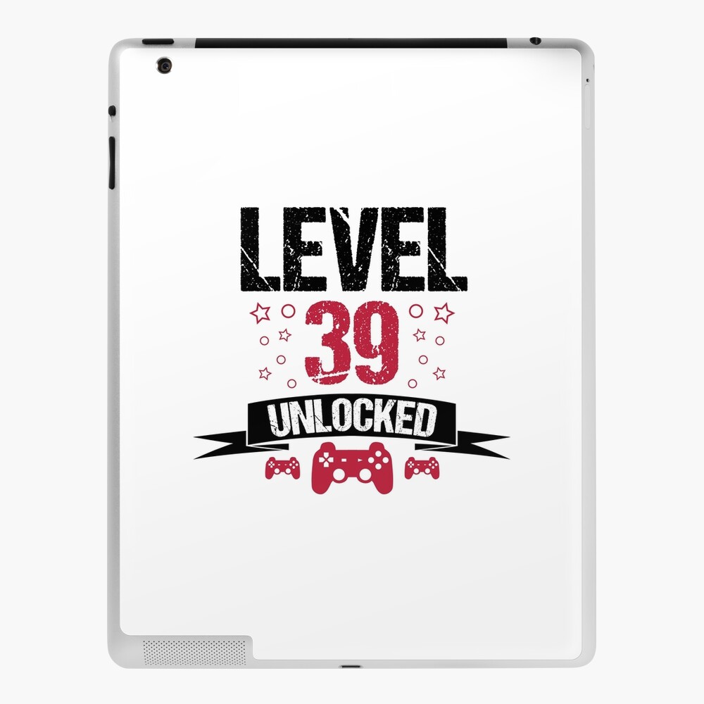 Level 39 Unlocked Funny Gaming Metal Print