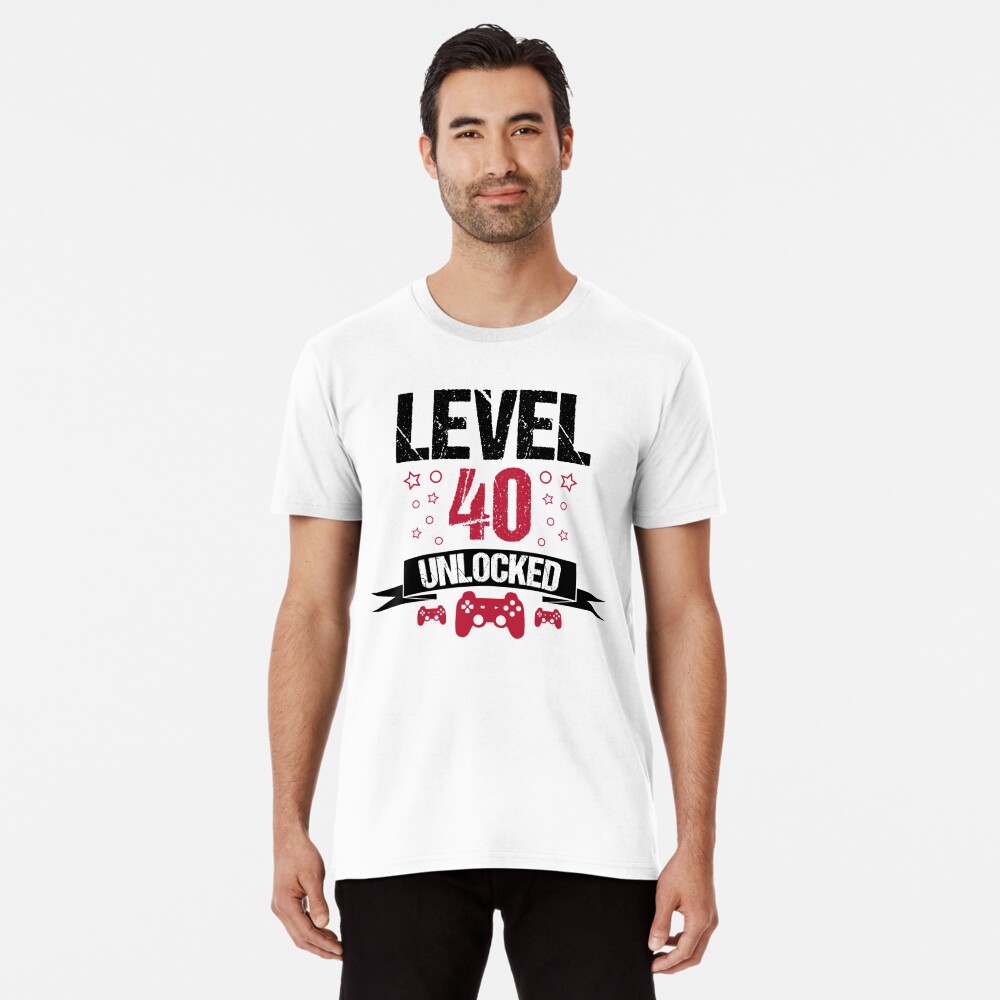 Level 40 Unlocked Gamer 40th Birthday Gift Greeting Card for Sale by  Alfalfalfa90