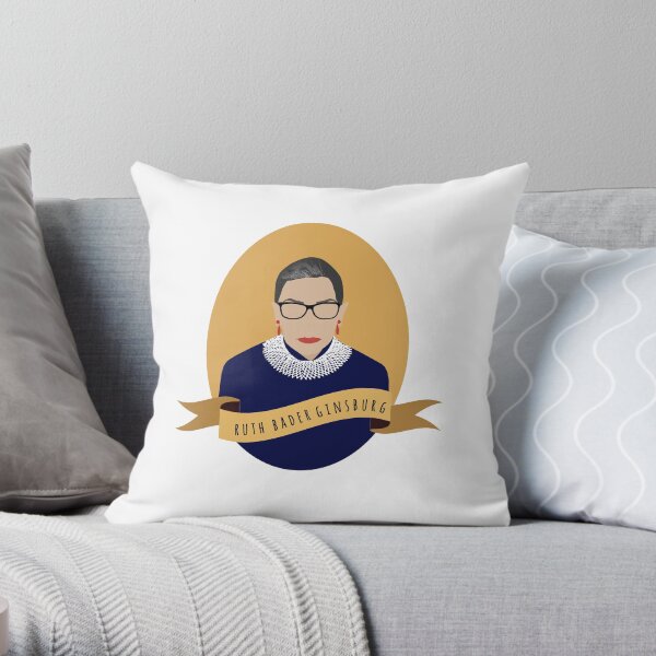 Ruth Round Portrait Throw Pillow
