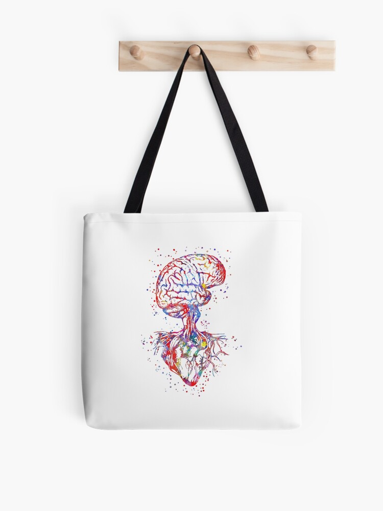 Brain Anatomy Tote Bag