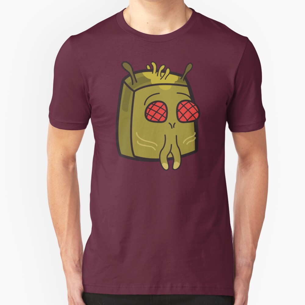 Krombopulos Michael - Rick and Morty Boxheadz Dimension Slim Fit T-Shirt