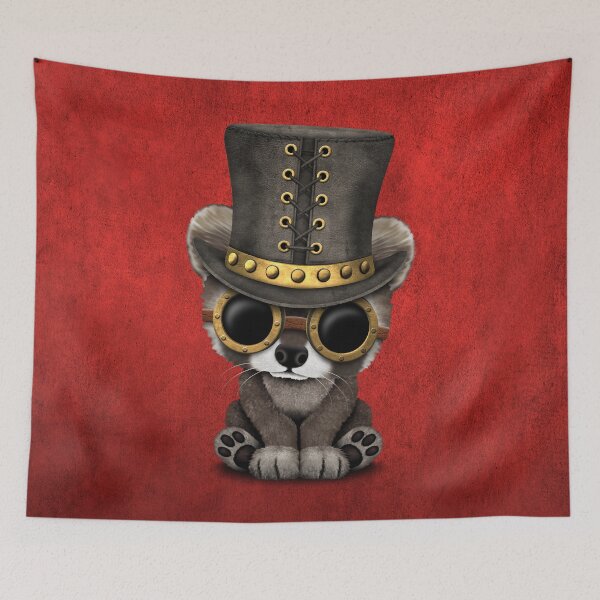 Item preview, Steampunk Baby Raccoon designed and sold by JeffBartels.