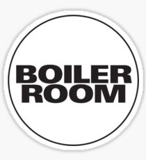 Boiler Room Sticker