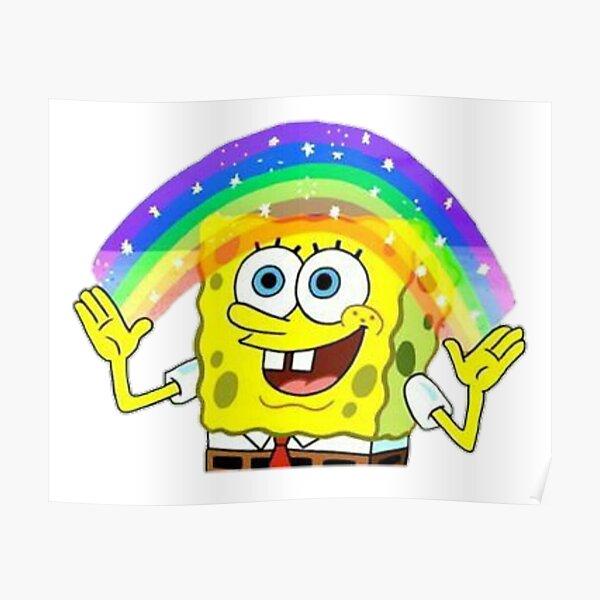 Póster «La imaginación de Bob Esponja» de phantastique Redbubble