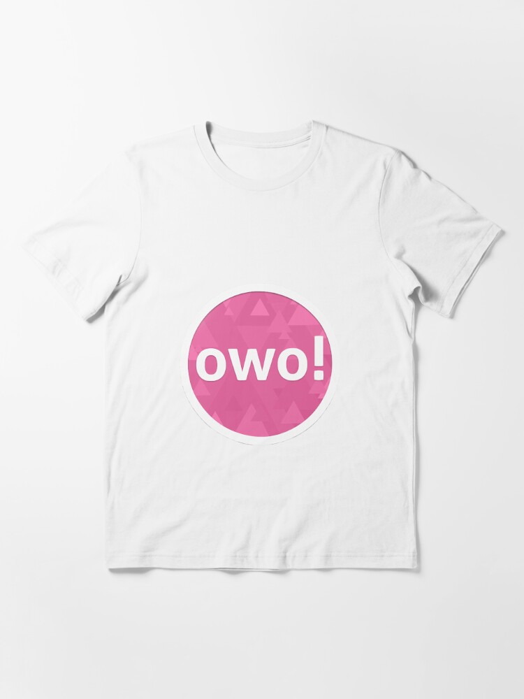 uwu t-shirt black - Roblox