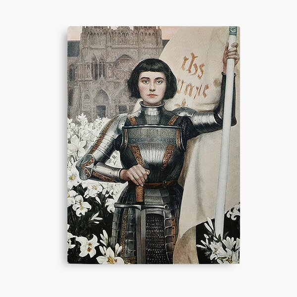 Joan of Arc- Albert Lynch Canvas Print