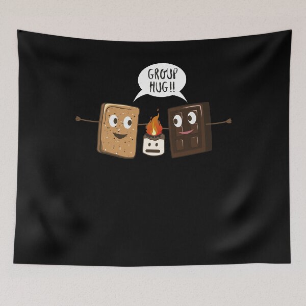 Item preview, Group Hug Smores Chocolate Marshmallow Camping Food designed and sold by Kieran Abbott.