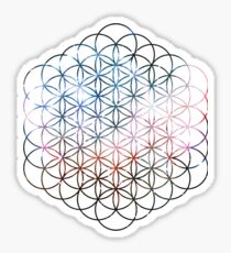 Thor's Helmet Nebula | Flower of Life Sticker