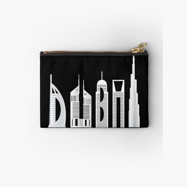 Item preview, Dubai skyline souvenir famous buildings typography designed and sold by peter2art.