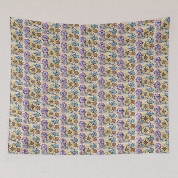 Item preview, Estampado de mandala multi flor designed and sold by Ablaze2.