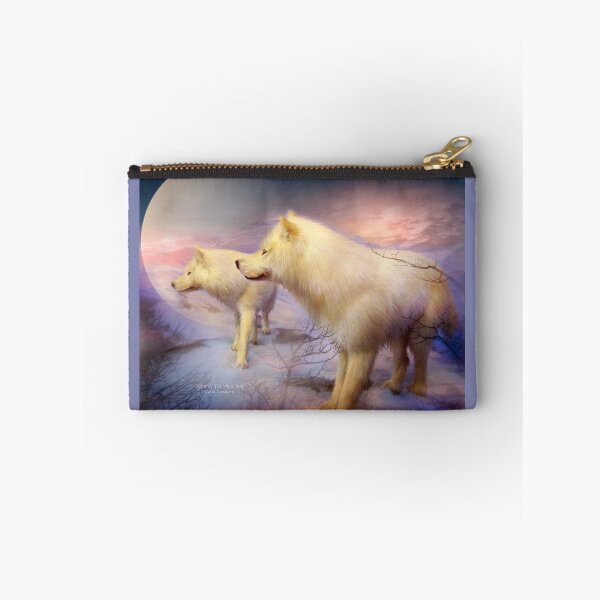 Item preview, Spirit Of The White Wolves designed and sold by Carol  Cavalaris.