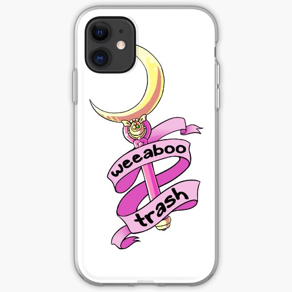 weeaboo trash - moon stick iPhone Soft Case