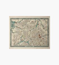 Lands of the Colymar Tribe and Surrounding Regions by Olivier Sanfilipo Art Board