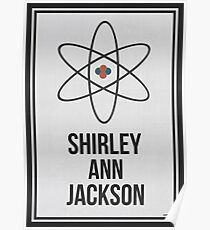 SHIRLEY ANN JACKSON - Frauen in der Wissenschafts-Wand-Kunst Poster
