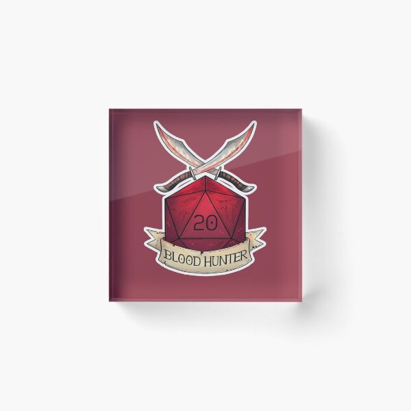 Item preview, D20 - Blood Hunter designed and sold by sheppard56.
