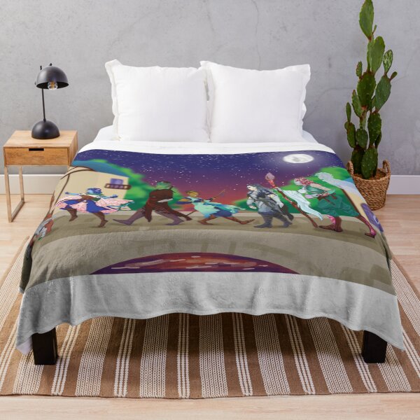 The Mighty Nein Throw Blanket