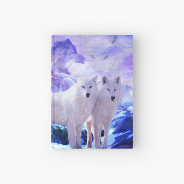 Spirit Of The Arctic Wolf Hardcover Journal