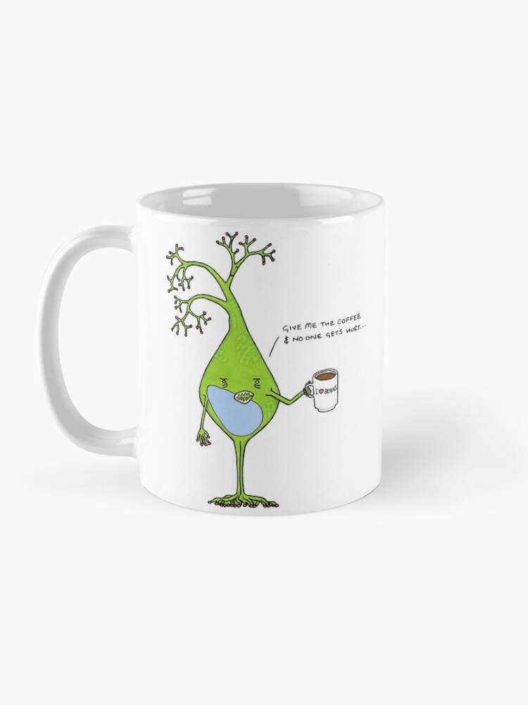 Alternate view of Caffeinated neuron Coffee Mug