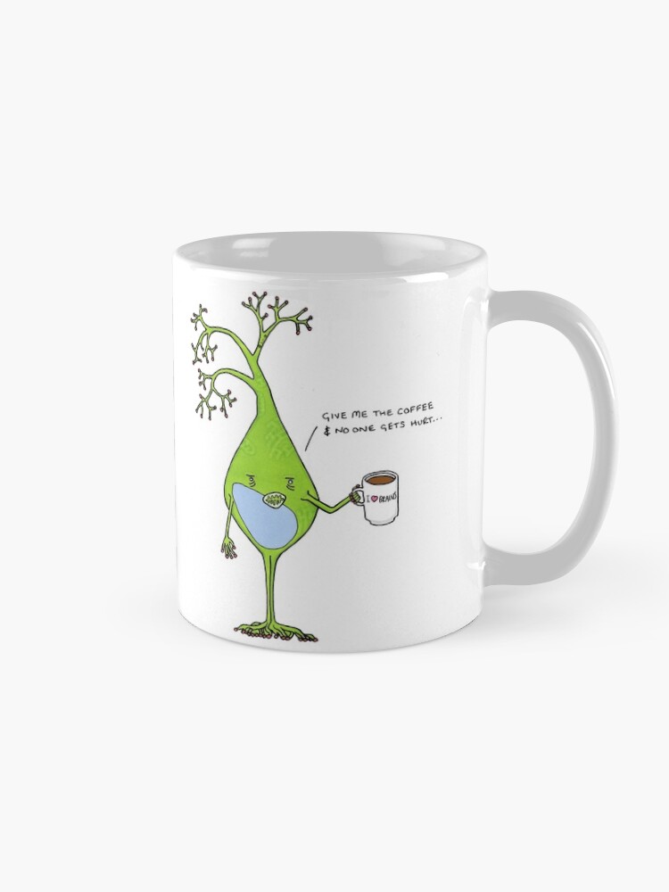 Alternate view of Caffeinated neuron Coffee Mug