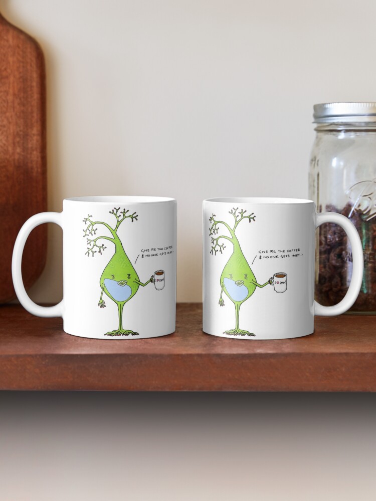 Alternate view of Caffeinated neuron Coffee Mug