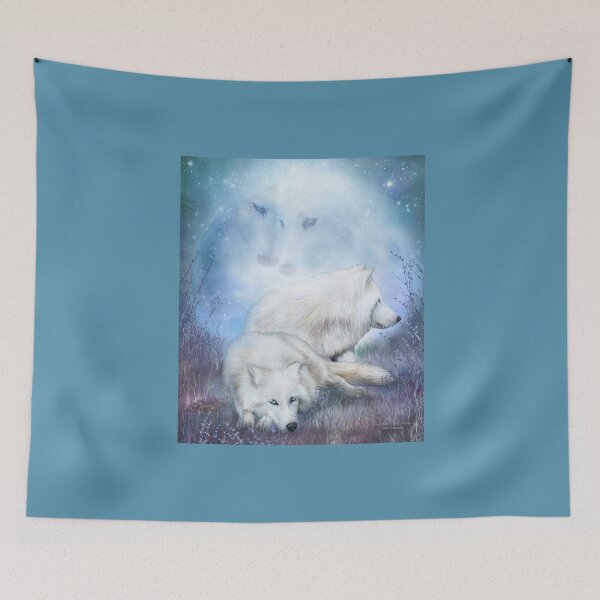 Item preview, Soul Mates - White Wolves designed and sold by Carol  Cavalaris.