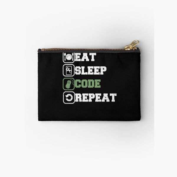 Item preview, Eat Sleep Code Repeat Programmer Computer designed and sold by Kieran Abbott.