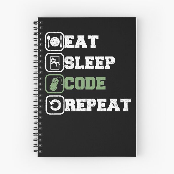 Item preview, Eat Sleep Code Repeat Programmer Computer designed and sold by Kieran Abbott.