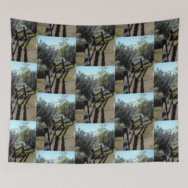 Item preview, Fence along the desert designed and sold by MoreGoodArt.