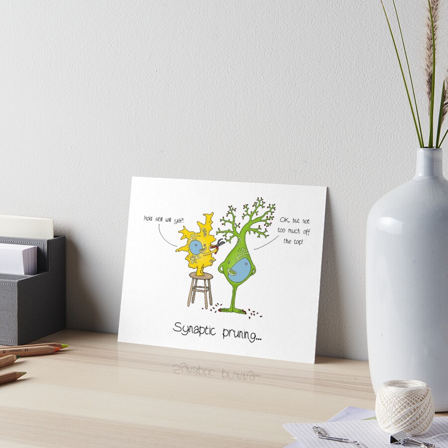 Rory Synaptic Pruning Art Board Print