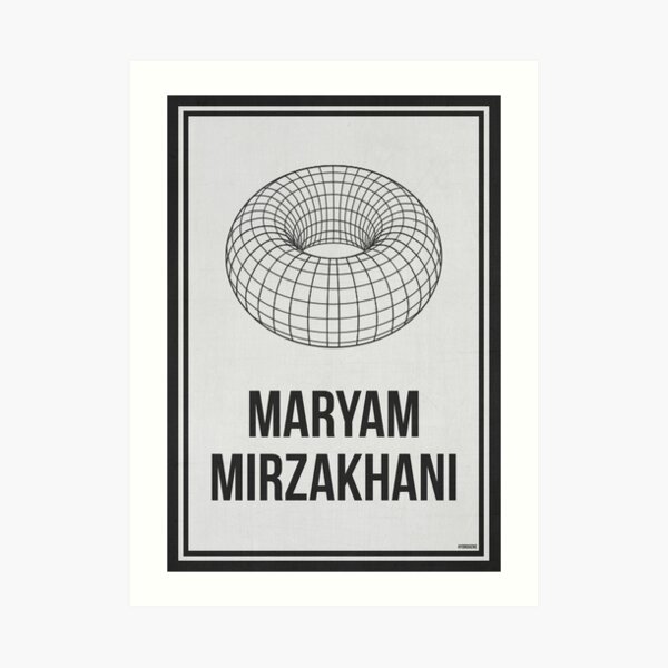 MARYAM MIRZAKHANI - Women In Science Art Print