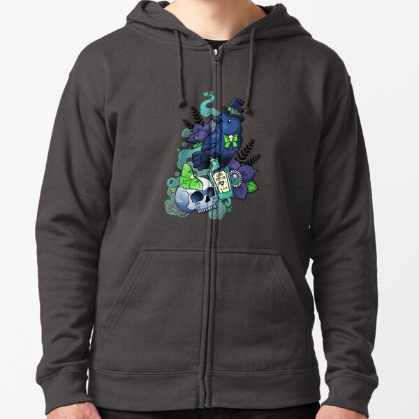 Chubby Mr. Raven Zipped Hoodie