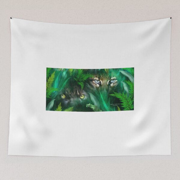 Item preview, Jungle Eyes - Panther & Ocelot designed and sold by Carol  Cavalaris.