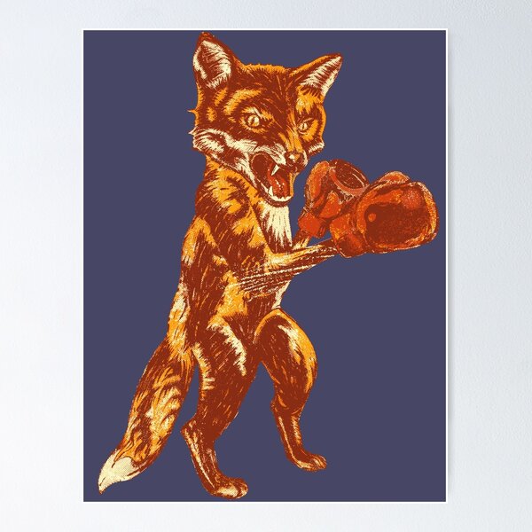 Item preview, fox designed and sold by inkzella.