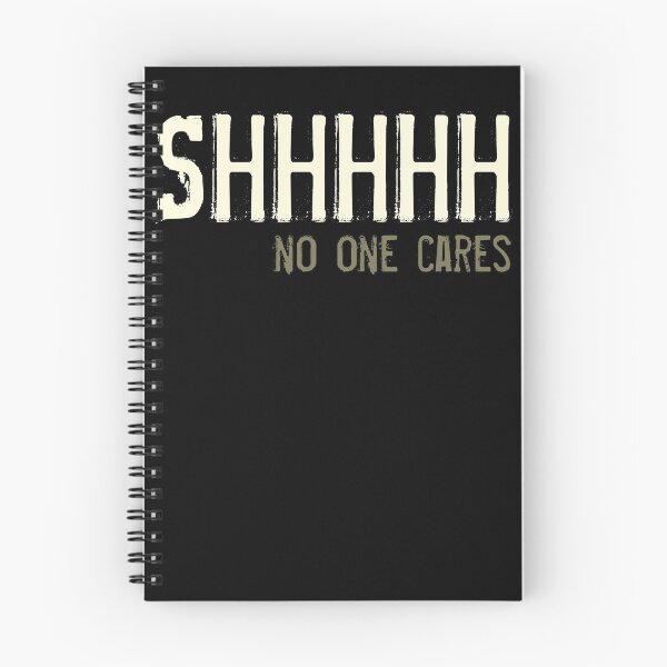 Item preview, Shhhh No One Cares Sarcastic Introvert Humor designed and sold by Pricity Designs.