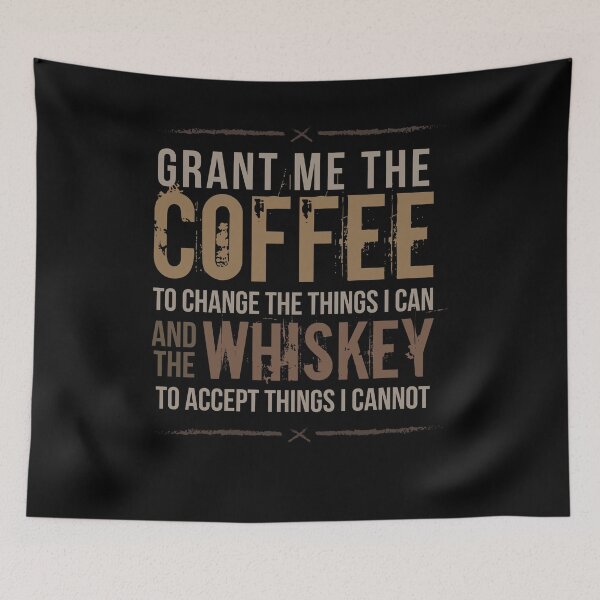 Item preview, Concédeme el café y el whisky bebiendo designed and sold by Pricity Designs.