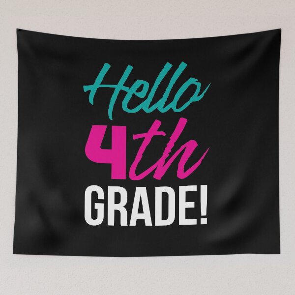 Item preview, Hello 4th Grade Student School Class Learn designed and sold by Kieran Abbott.