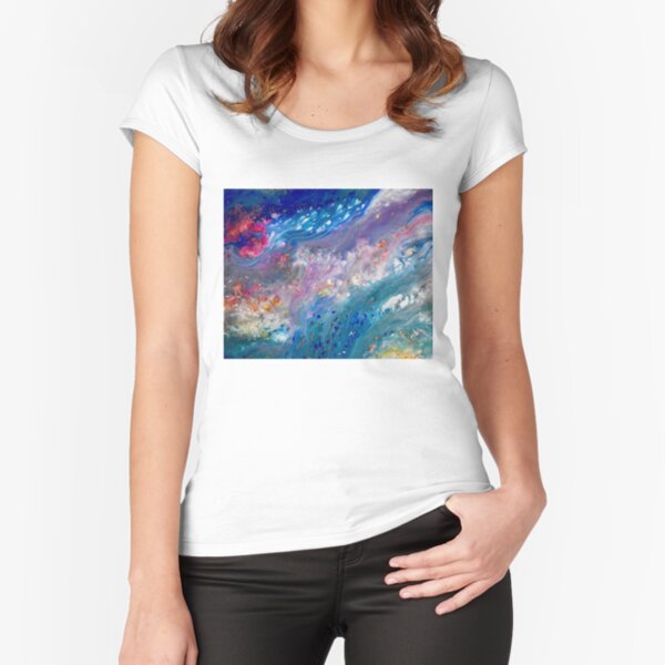 Abstract Magic 31 Fitted Scoop T-Shirt