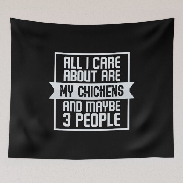 Item preview,  All I Care About Are My Chickens And Maybe 3 People designed and sold by T-shirt For You.