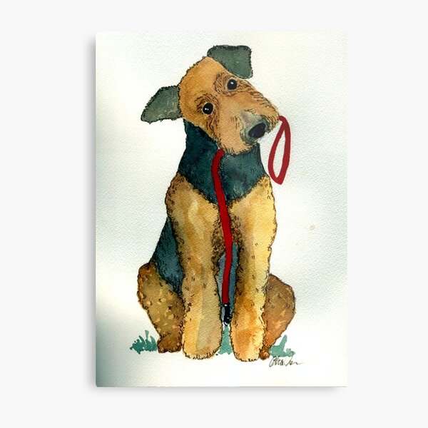 Item preview, Airedale Terrier Dog Portrait designed and sold by Oldetimemercan.