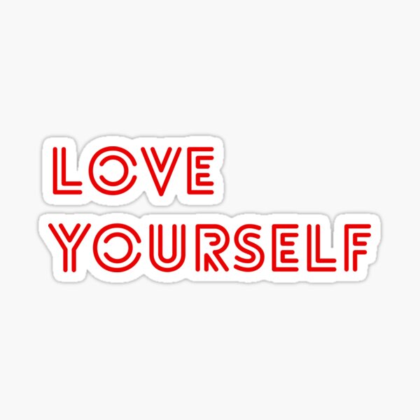 Love Yourself Concert Merch Pegatina