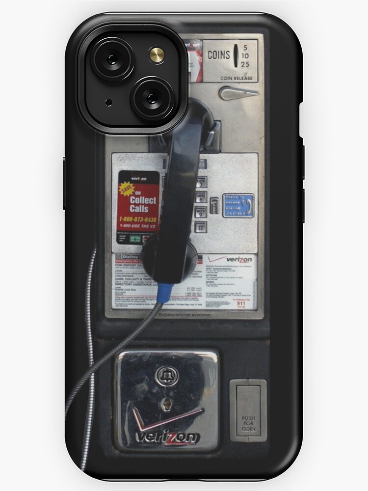 Retro pay phone iPhone Case for Sale by mariexg Redbubble