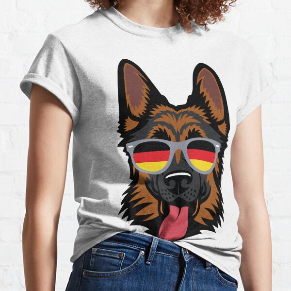 German Shepherd Cool German Patriot Classic T-Shirt