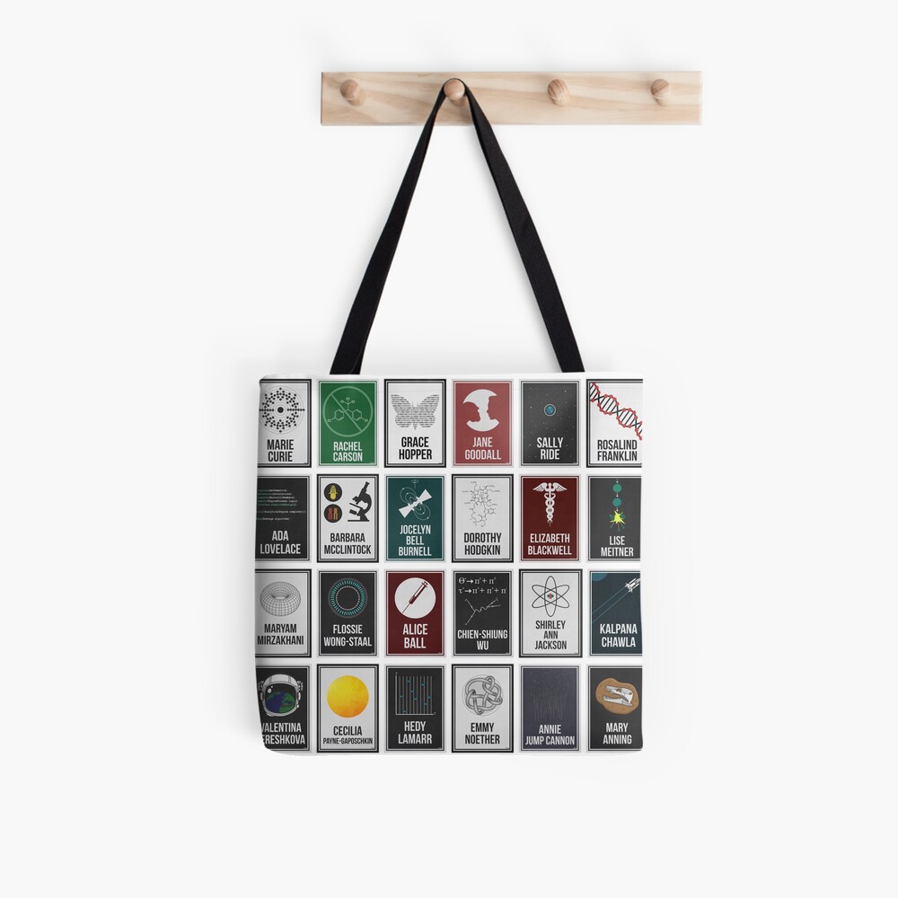 24 Women Who Changed Science. And The World. Tote Bag