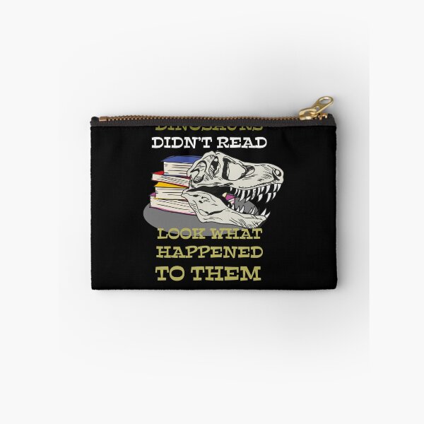Item preview, Dinosaurs Didn't Read Book Bookworm Humor T Rex designed and sold by Kieran Abbott.