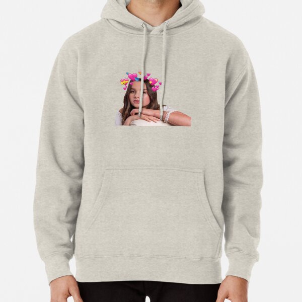 annie leblanc blue heart black hoodie